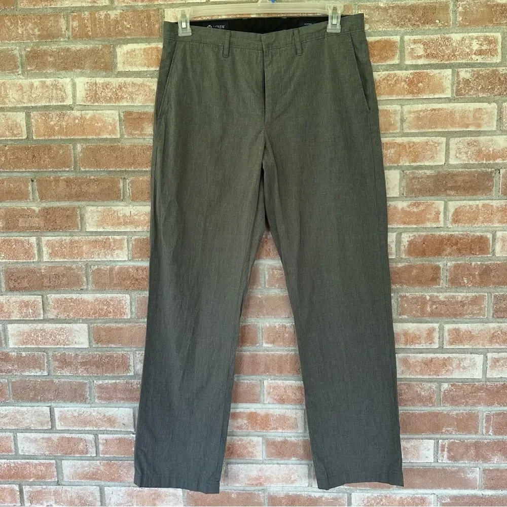 J. Crew Bedford Chino Pants Straight Cotton Men’s 32 x 32 Gray NEW
